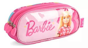 Estojo 3 Divisórias Barbie Pink ( Luxcel )