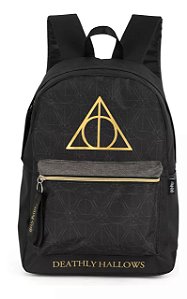 Mochila de Costas Harry Potter Deathly hallows Luxcel Preta