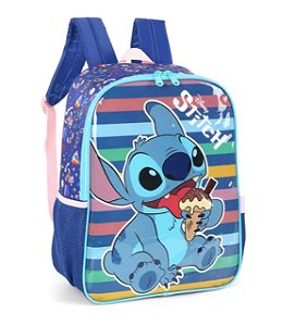 Mochila de Costas Stitch Azul Luxcel