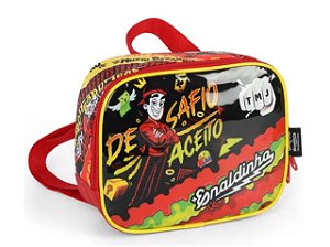 Lancheira Térmica Escolar Enaldinho Vermelha Luxcel