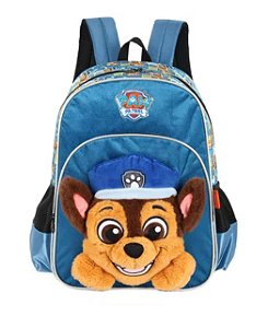 Mochila de Costas Patrulha Canina Chase Azul Luxcel
