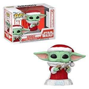 Funko Pop! Star Wars The Mandalorian Holyday Grogu 747