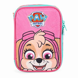 Estojo Box Escolar Patrulha Canina Rosa