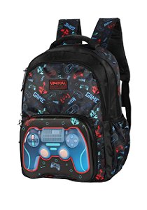 Mochila De Costas Up4you Gamer Preta Luxcel