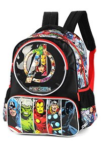 Mochila De Costas Vingadores Preta Luxcel