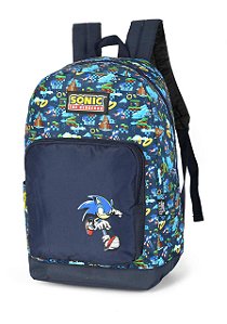 Mochila De Costas Sonic Azul Luxcel