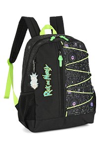 Mochila De Costas Rick and Morty Preta Luxcel