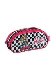 Estojo 3 Divisórias Barbie Skatista Luxcel