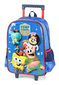 Mochila de Rodinhas Bob Esponja e Amigos Luxcel