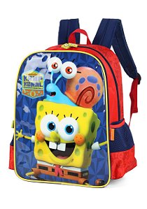 Mochila De Costas Bob Esponja e Gary Luxcel