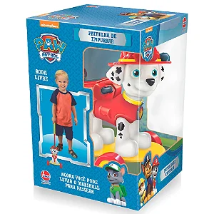 Boneco de Empurrar Patrulha Canina Marshall
