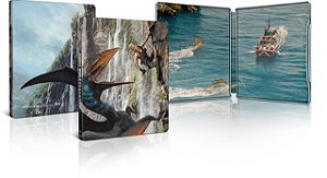 Steelbook 4K UHD + Blu-Ray Jurassic World Recomeço (Sem PT)