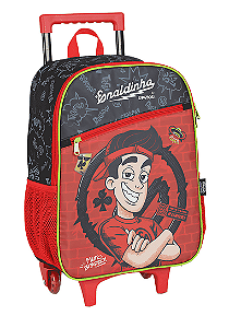 Mochila de Rodinhas Enaldinho Vermelha Luxcel