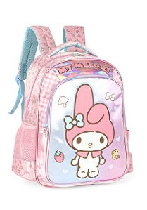 Mochila De Costas Amigos da Hello Kitty My Melody Rosa