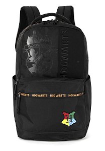 Mochila De Costas Harry Potter Hogwarts Preta Luxcel