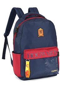 Mochila De Costas Harry Potter Hogwarts Grifinória Azul