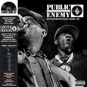 LP Vinil Triplo Public Enemy Revolverlution Tour 2003
