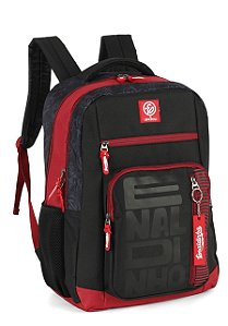 Mochila de Costas Enaldinho Preta Luxcel
