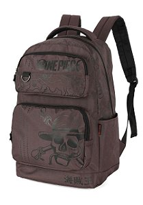 Mochila De Costas One Piece Marrom Luxcel