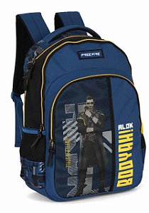 Mochila Costa Free Fire Alok Azul Luxel