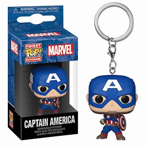 Funko Pop! Chaveiro Keychain Marvel Capitão América