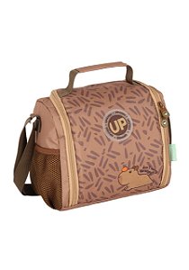 Lancheira Térmica Escolar Capivara Marrom Luxcel