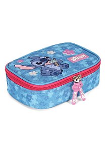 Estojo Box Escolar Stitch Sorvete Pink Luxcel