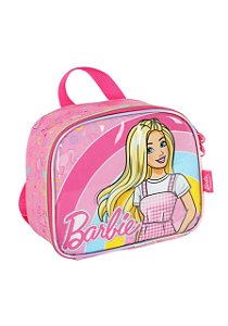 Lancheira Térmica Escolar Barbie Rosa Luxcel