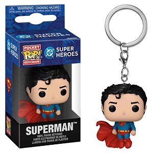 Funko Pop!Chaveiro Keychain Dc Super Heroes Superman