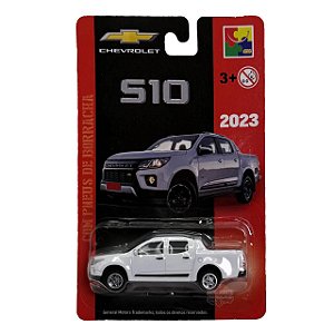 Carro Miniatura Chevrolet Metal S10 Branco 2023
