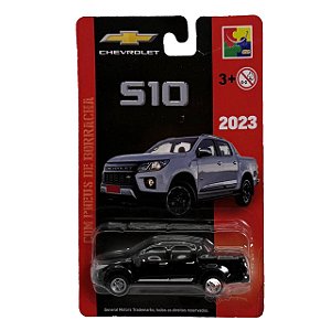 Carro Miniatura Chevrolet Metal S10 Preto 2023