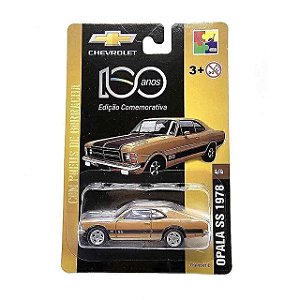 Carro Miniatura Chevrolet Metal Opala SS Marrom 1978