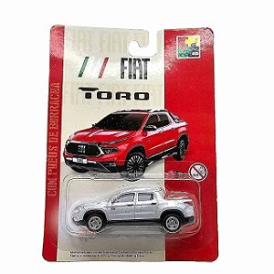 Carro Miniatura Fiat Toro Metal Prata