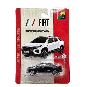 Carro Miniatura Fiat Strada Metal Preto
