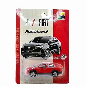 Carro Miniatura Fiat Fastback Metal Vermelho
