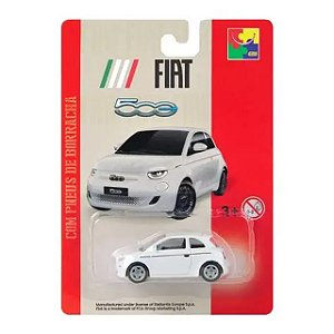 Carro Miniatura Fiat 500 Metal Branco