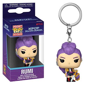 Funko Pop! Chaveiro Keychain KPop Demon Hunters Rumi