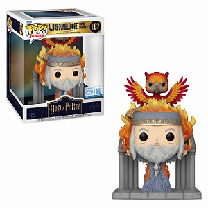 Funko Pop! Deluxe Darry Potter Dumbledore With Fawkesn 187