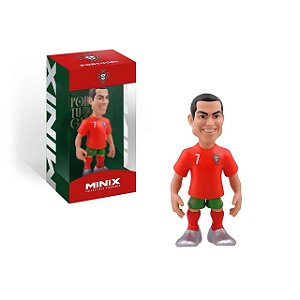 Boneco Minix Cristiano Ronaldo CR7 Portugal Football Stars