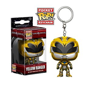 Funko Pop! Chaveiro Keychain Power Rangers Yellow Ranger