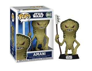 Funko Pop! Star Wars The Mandalorian and Grogu Amani 845