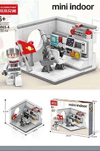 Bloco de Montar Estação Espacial Astronauta (BLOXI