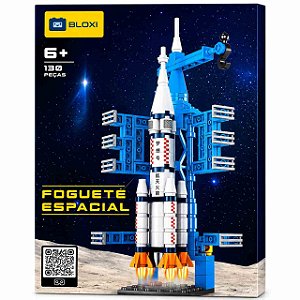 Bloco de Montar Foguete Espacial (BLOXI)