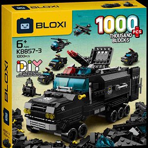 Bloco de Montar Policia Anti Explosivos (6 em 1) (Bloxi)