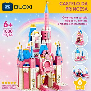 Bloco de Montar Castelos dos Sonhos (6 em 1) (Bloxi)