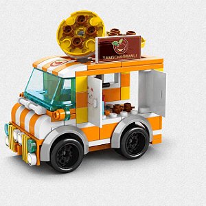 Bloco de Montar Carrinho de Lanches de Frutas (BLOXI)