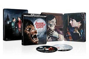 Steelbook 4K UHD + Blu-ray Um Lobisomem Americano em Londres (sem pt) pre venda 10/11/26