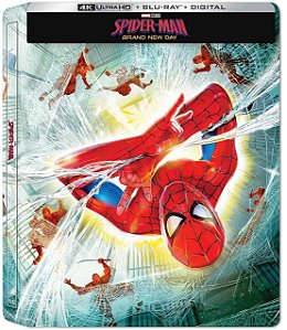 Steelbook 4K UHD + Blu-ray Homem Aranha Um Novo Dia (sem pt) pre venda 10/12/26