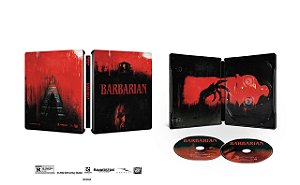 Steelbook 4K UHD + Blu-ray Noites Brutais Barbarian Limited Edition (UK sem pt) pre venda 10/10/26