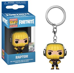 Funko Pop! Chaveiro Keychain Fortnite Raptor